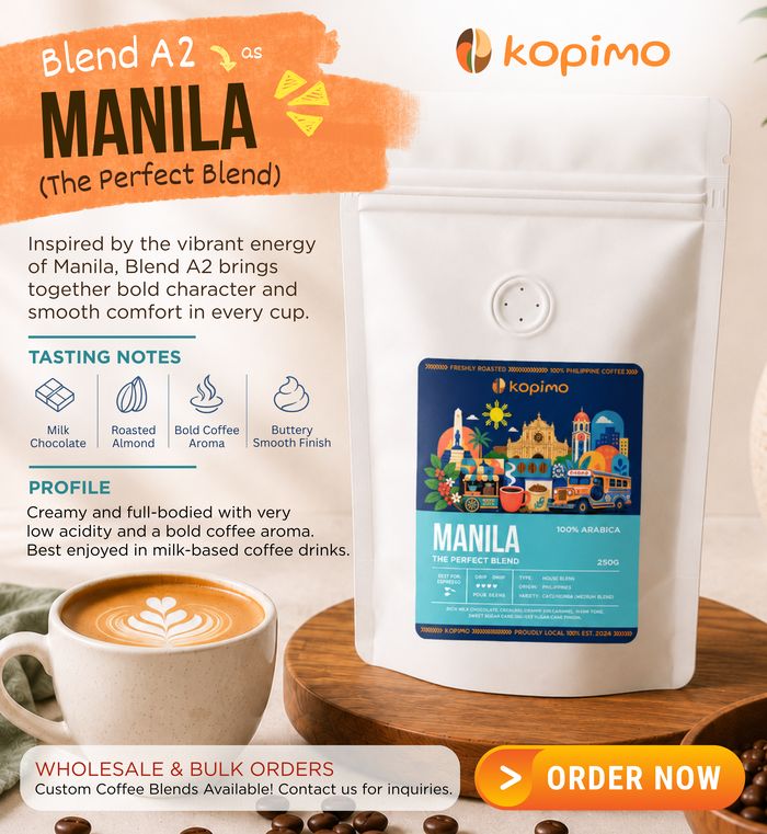 Kopimo Manila — The Perfect Blend, Order Now